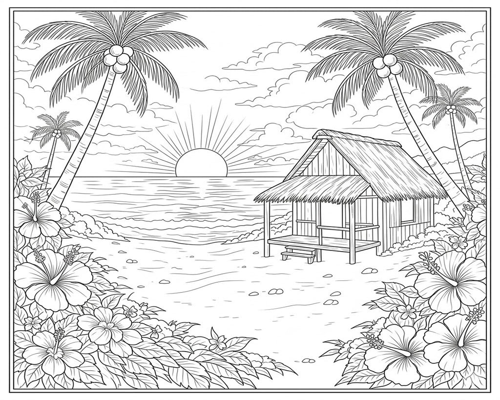 Aloha Spirit Coloring Book Vol. 1 — People & Stories