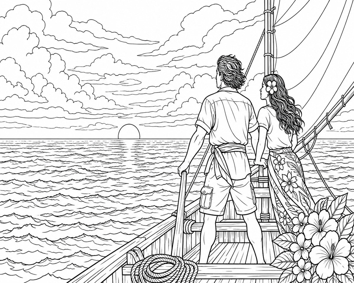 Aloha Spirit Coloring Book — Complete Collection Bundle (Vol. 1 & 2)