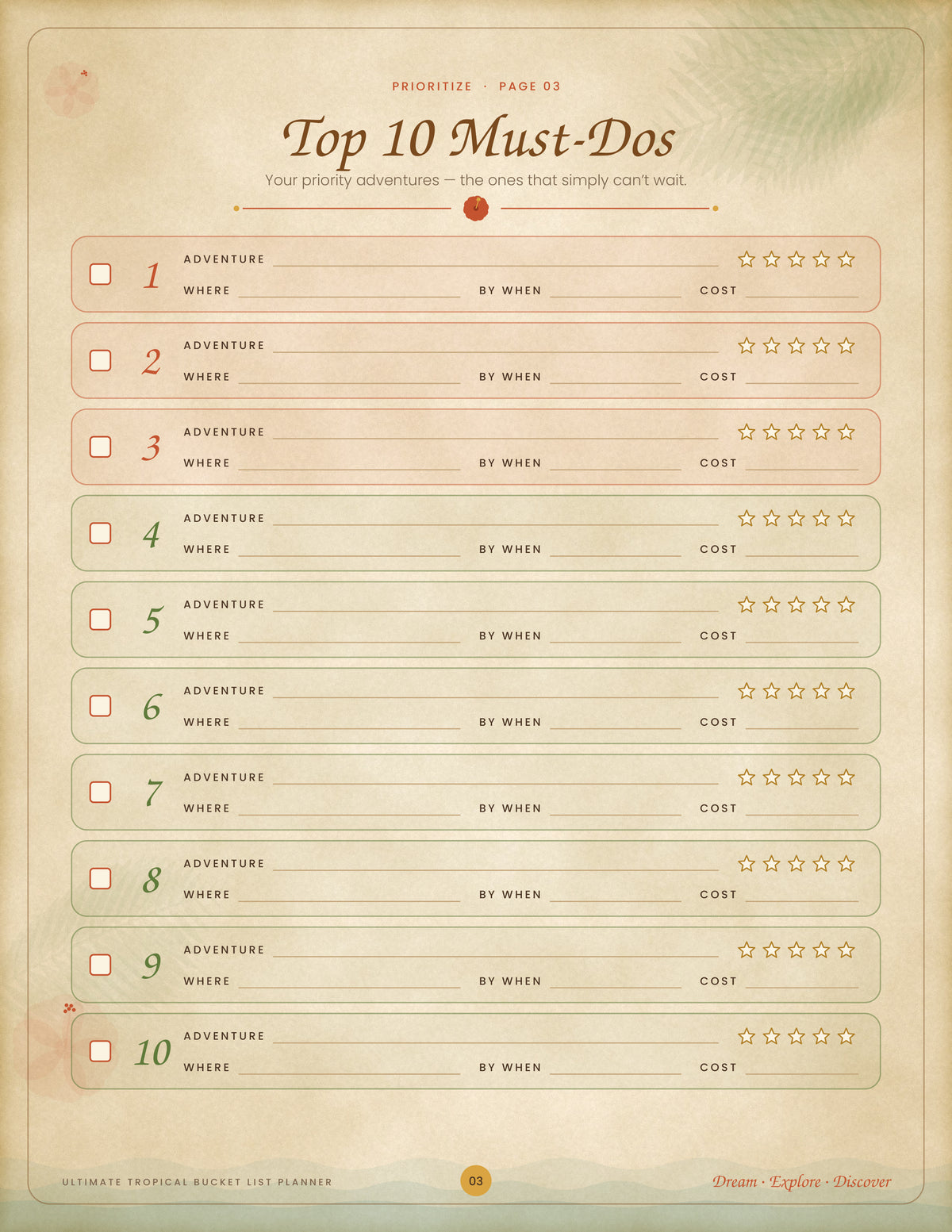 Top 10 Must-Dos — Page 3