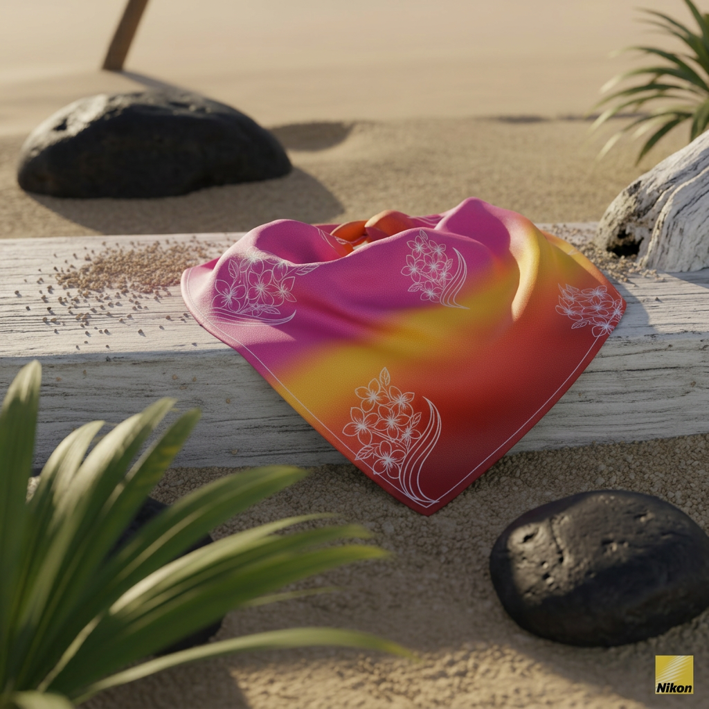 Tropical Flame Bandana - 1:1 Square
